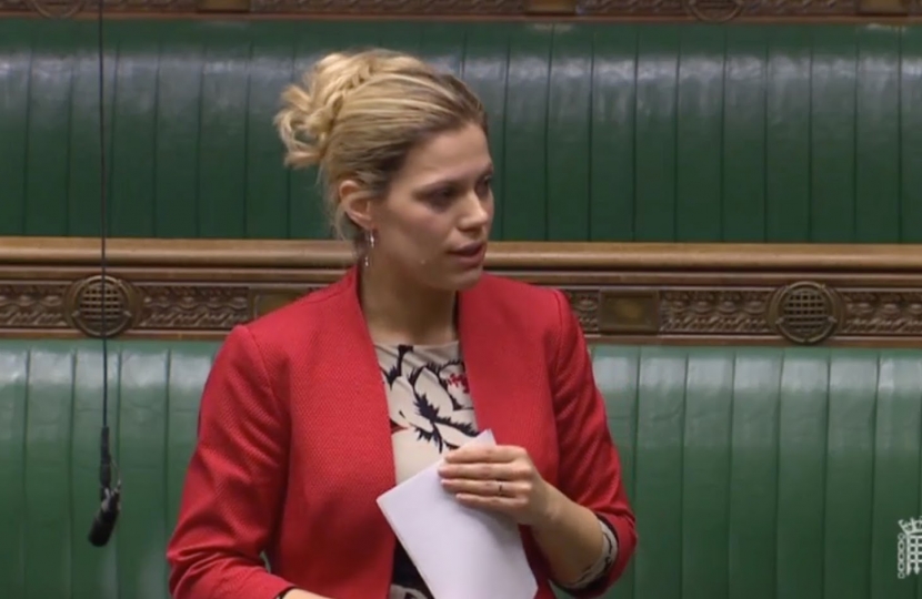 Miriam Cates MP speaking in the House