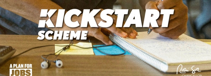 Pen and paper depicting landmark Kickstart Jobs Scheme