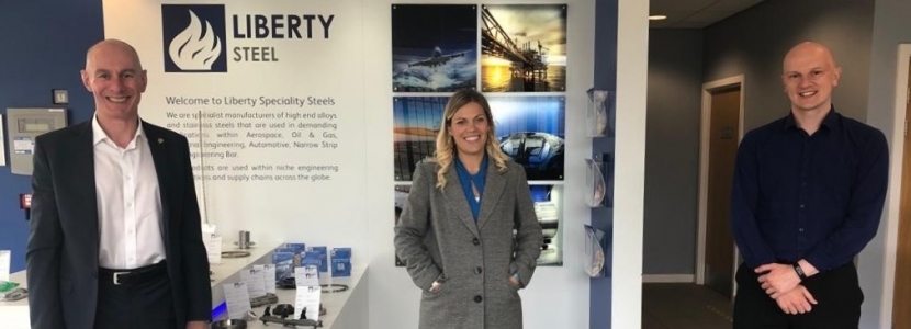 Miriam Cates MP visits Liberty Steel Stocksbridge