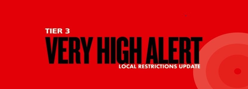 Very High Alert red and black